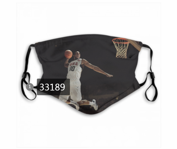 2021 NBA Los Angeles Lakers #24 kobe bryant 33189 Dust mask with filter->nba dust mask->Sports Accessory